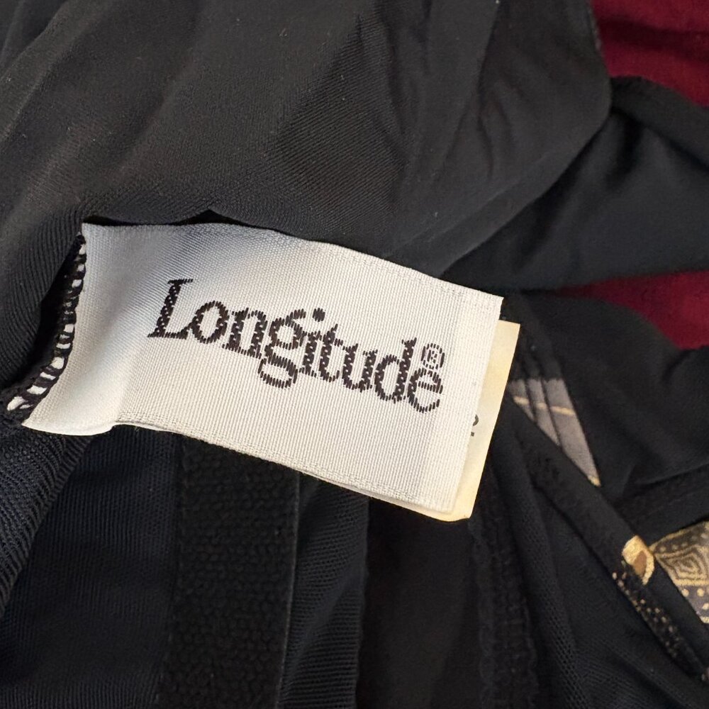 Longitude Swim Bathing Suit Black size 16 - Picture 3 of 4